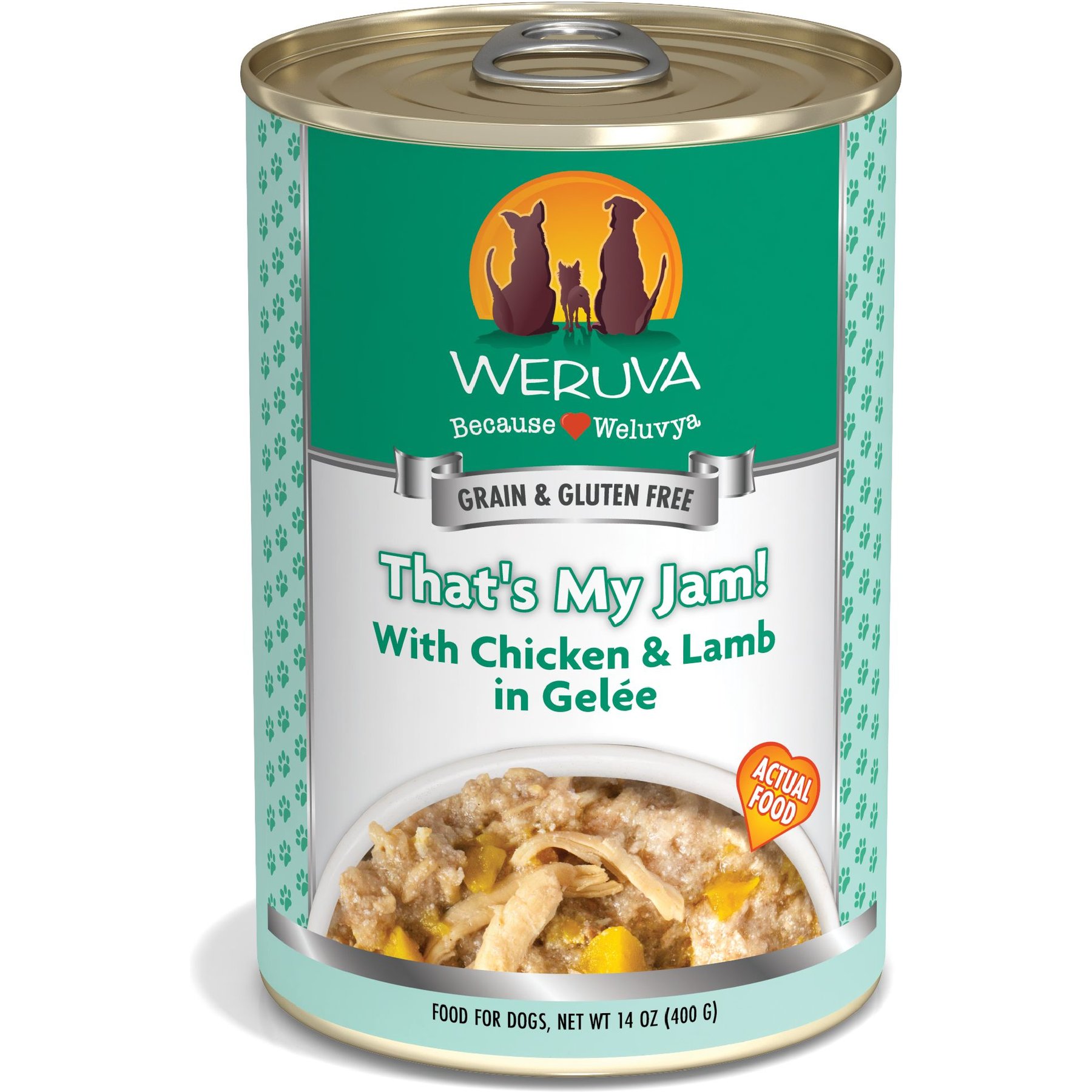 Weruva That's My Jam! with Chicken & Lamb in Gelee Grain-Free Canned Dog Food