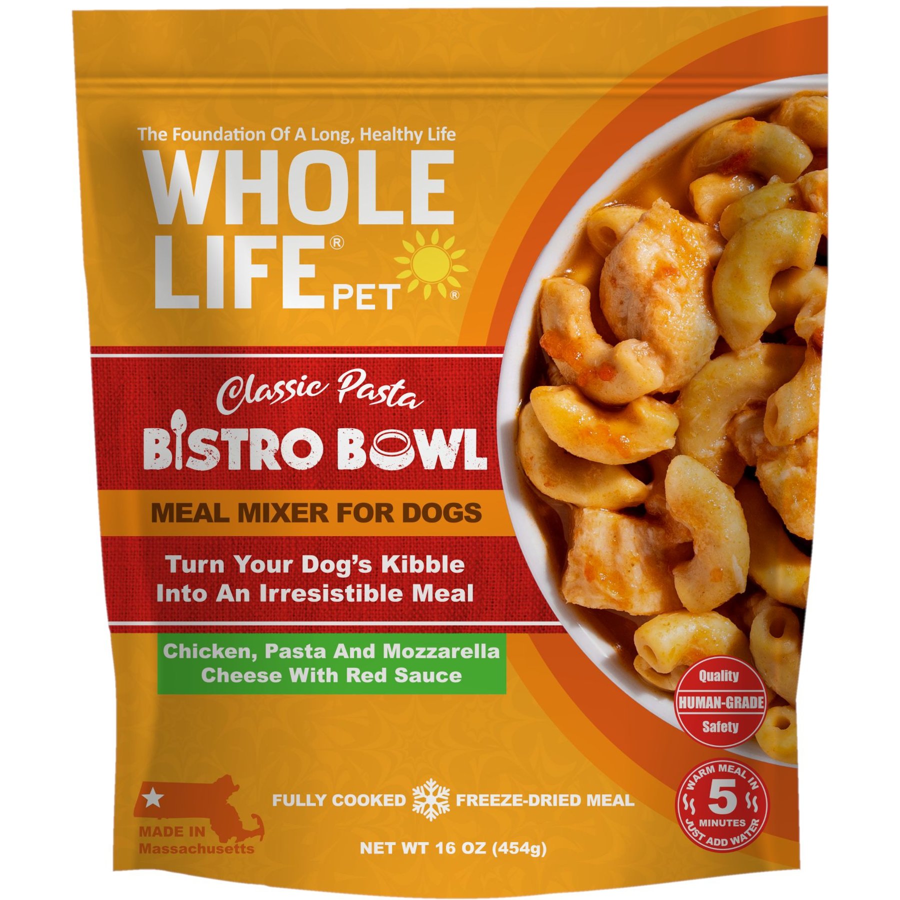 Whole Life Bistro Bowls Classic Pasta Flavored Dog Food Topper
