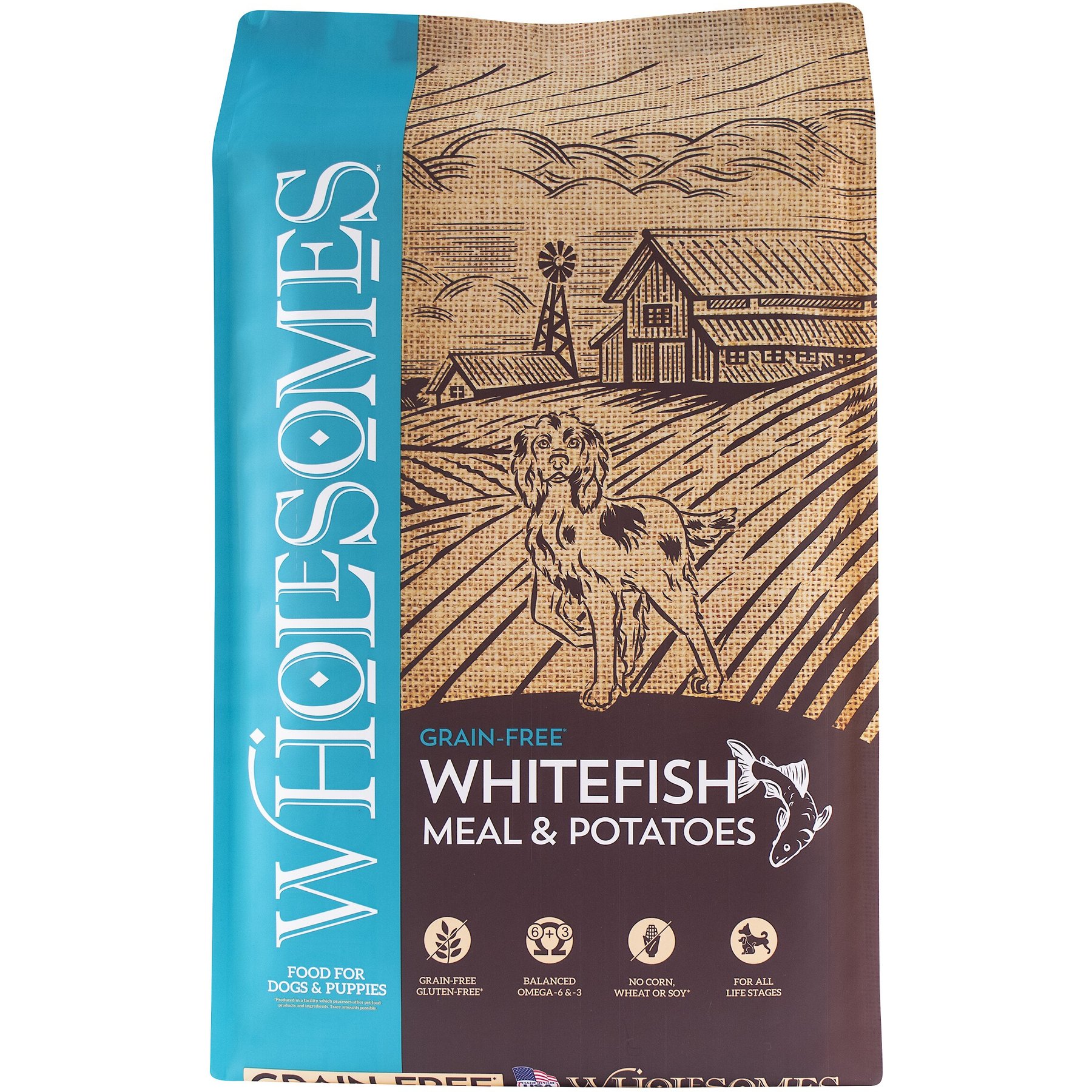 Wholesomes Grain-Free Whitefish Meal & Potatoes Formula Dry Dog Food