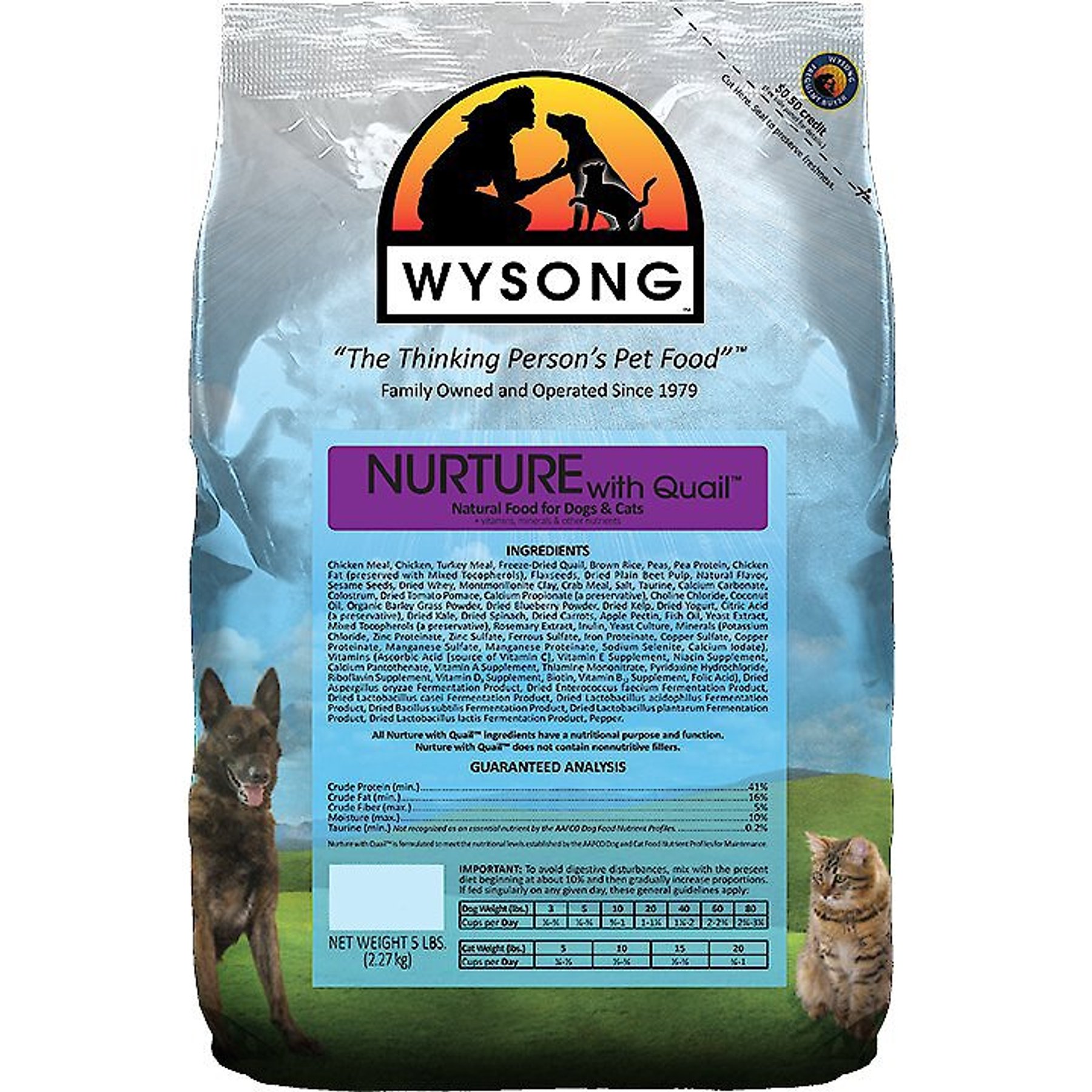 Wysong Nurture with Quail Dry Dog & Cat Food