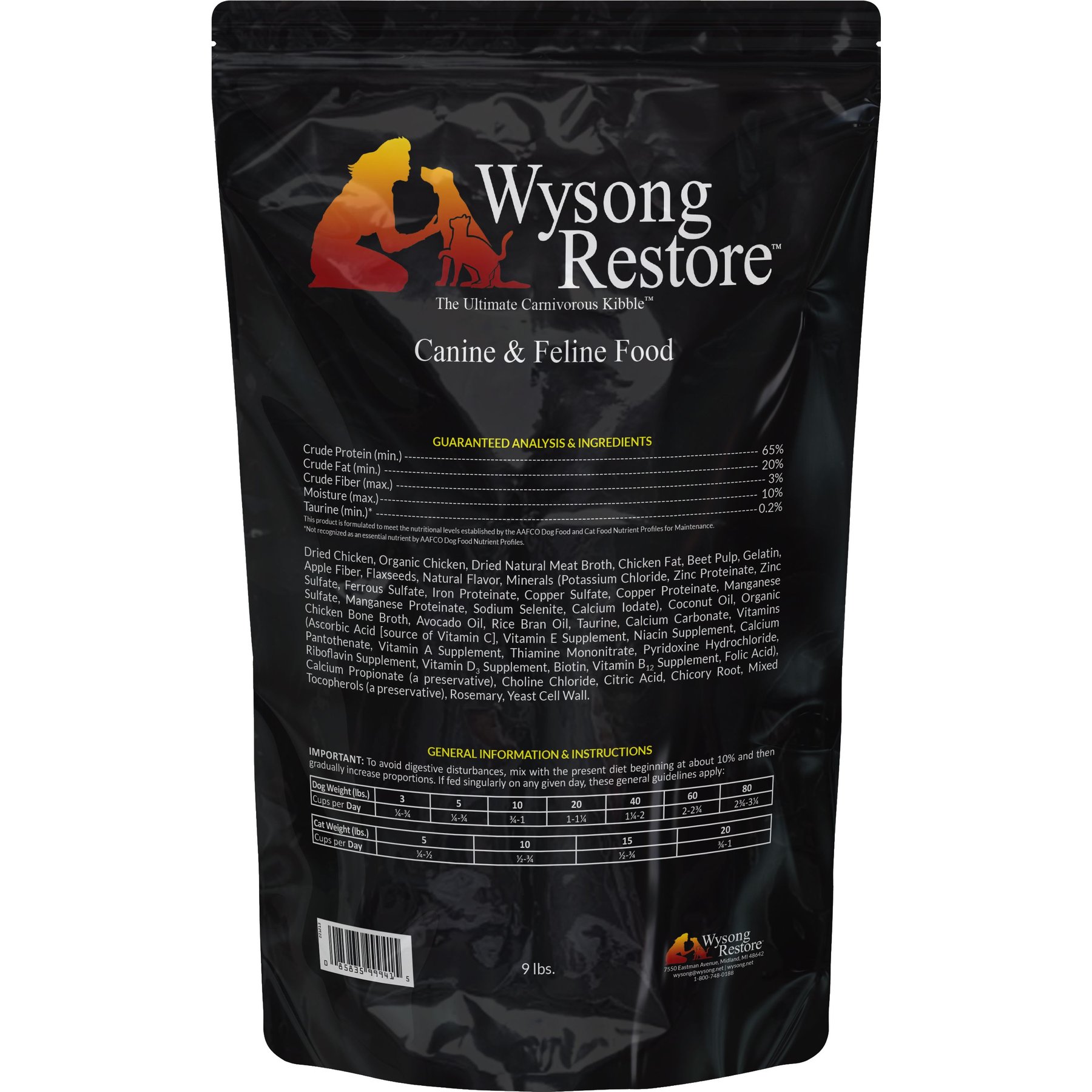Wysong Restore Grain-Free Dog & Cat Food