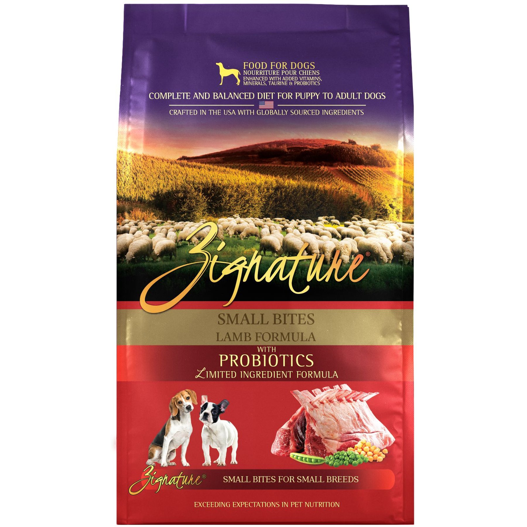 Zignature Lamb Formula Small Bites Dry Dog Food