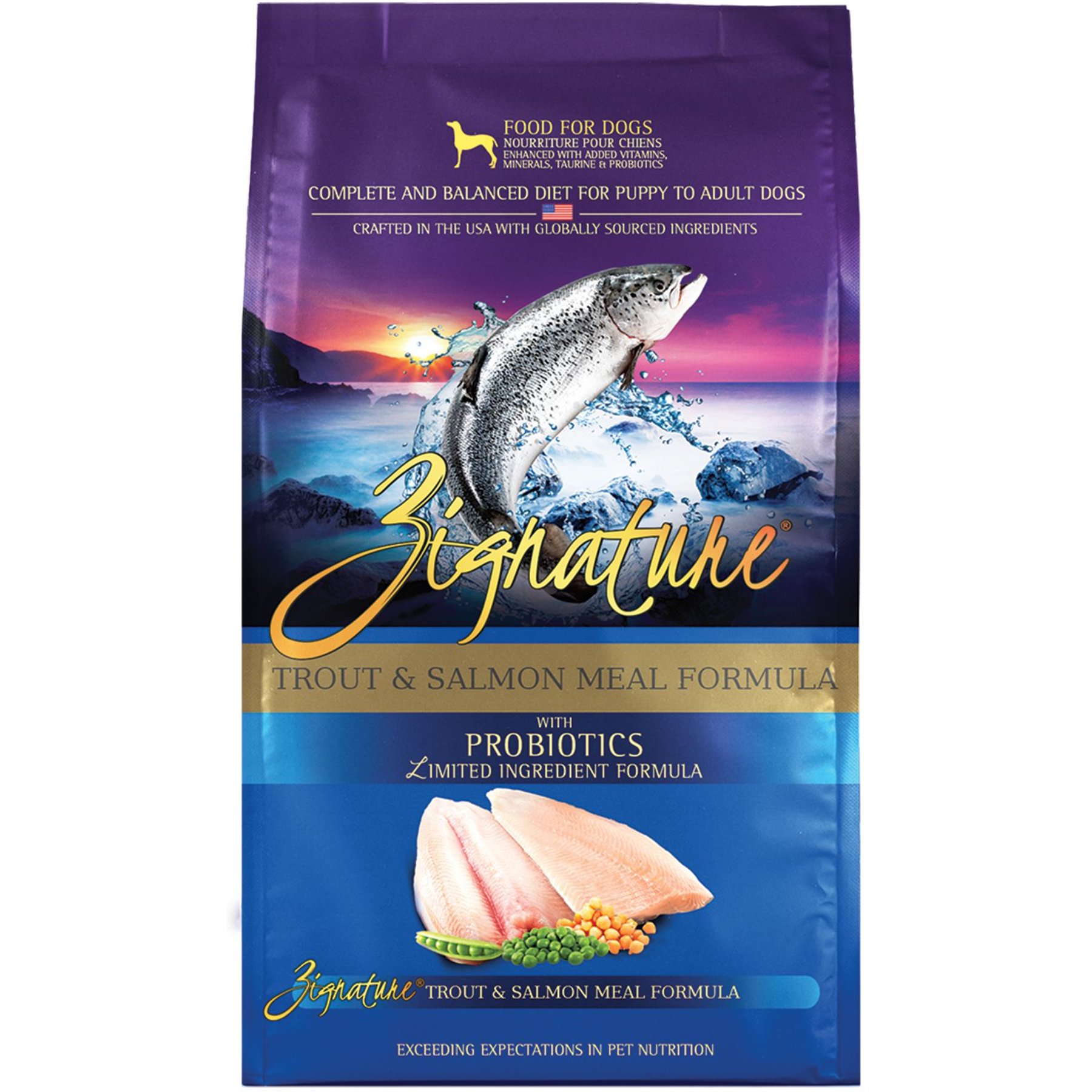 Zignature Limited Ingredient Formula Trout & Salmon Meal Dry Dog Food