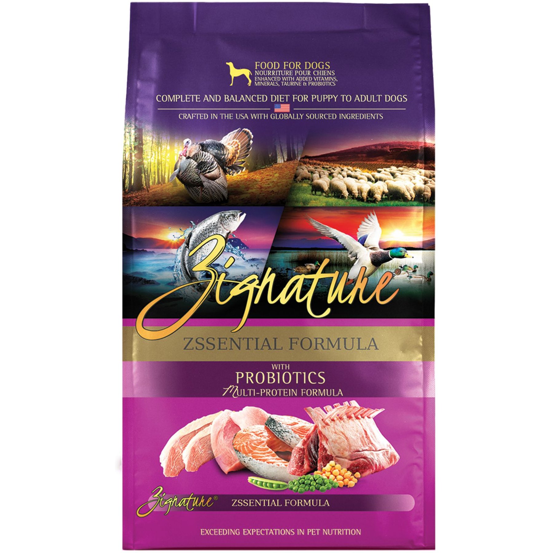 Zignature Zssential Multi-Protein Formula Dry Dog Food