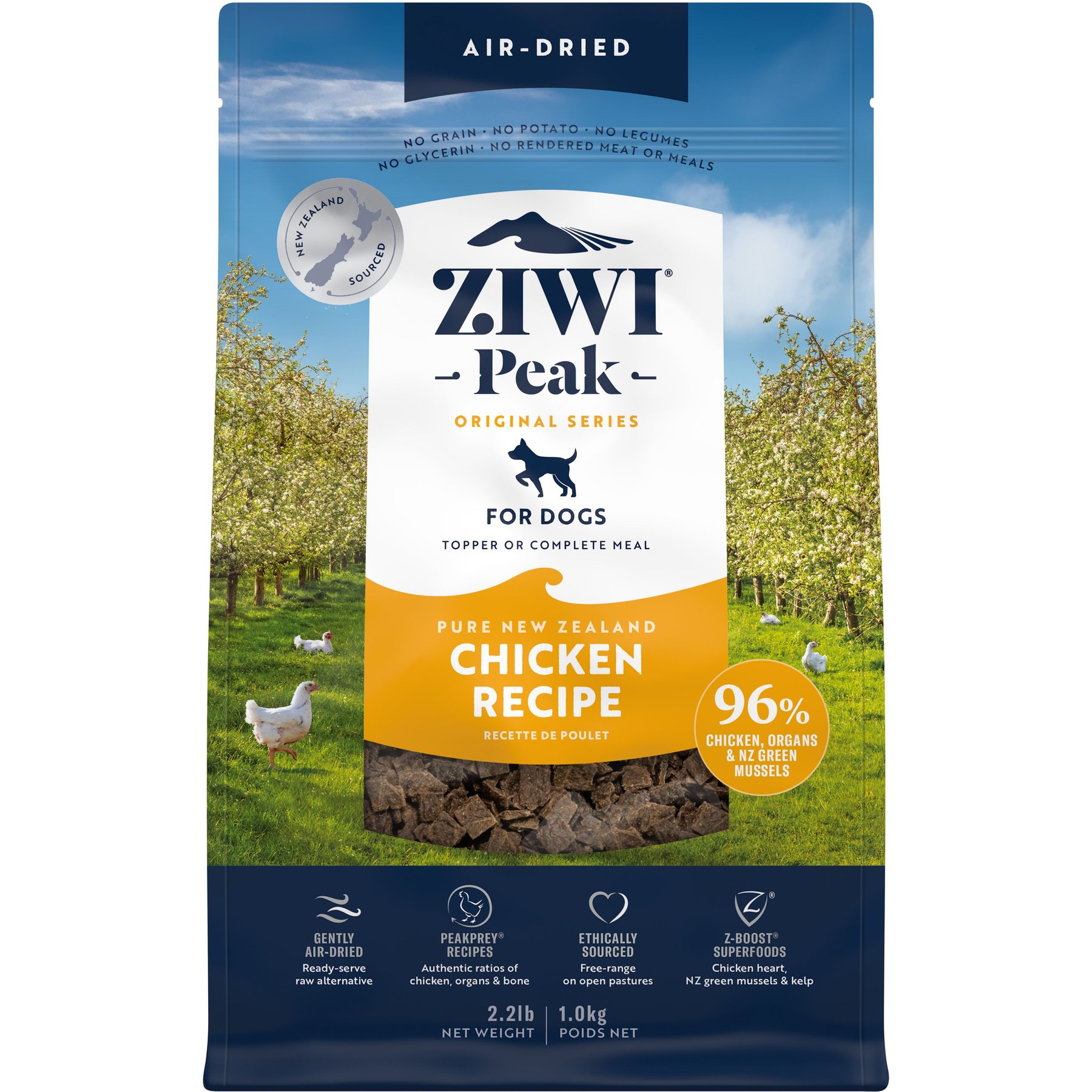 ZIWI Peak Chicken Grain-Free Air-Dried Dog Food