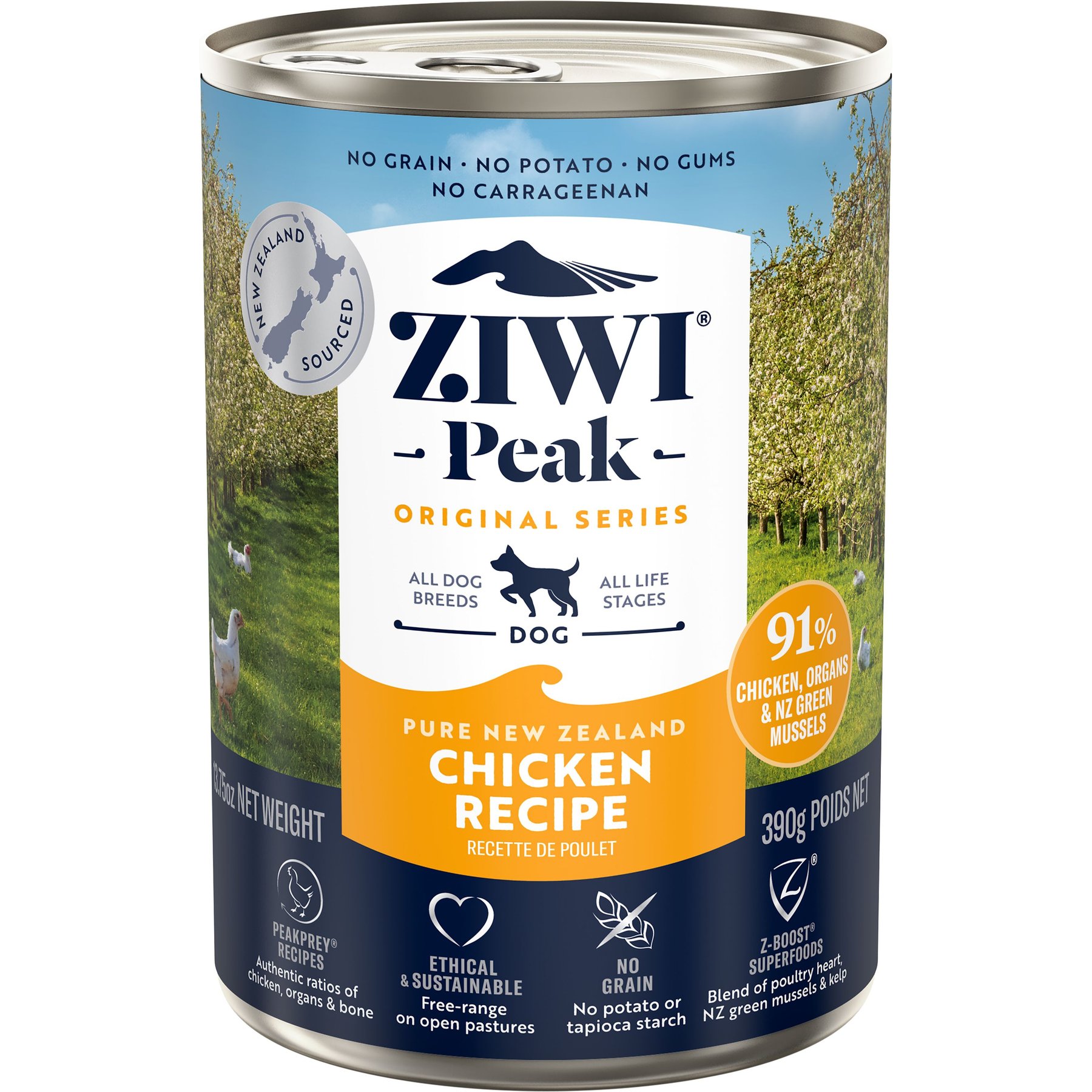 ZIWI Peak Chicken Recipe Canned Dog Food
