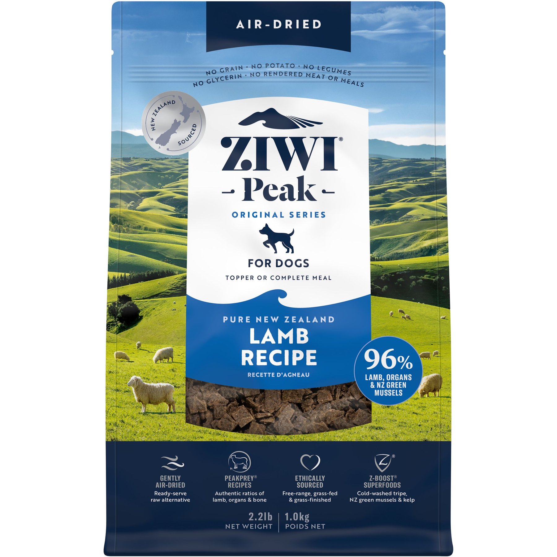 ZIWI Peak Lamb Grain-Free Air-Dried Dog Food