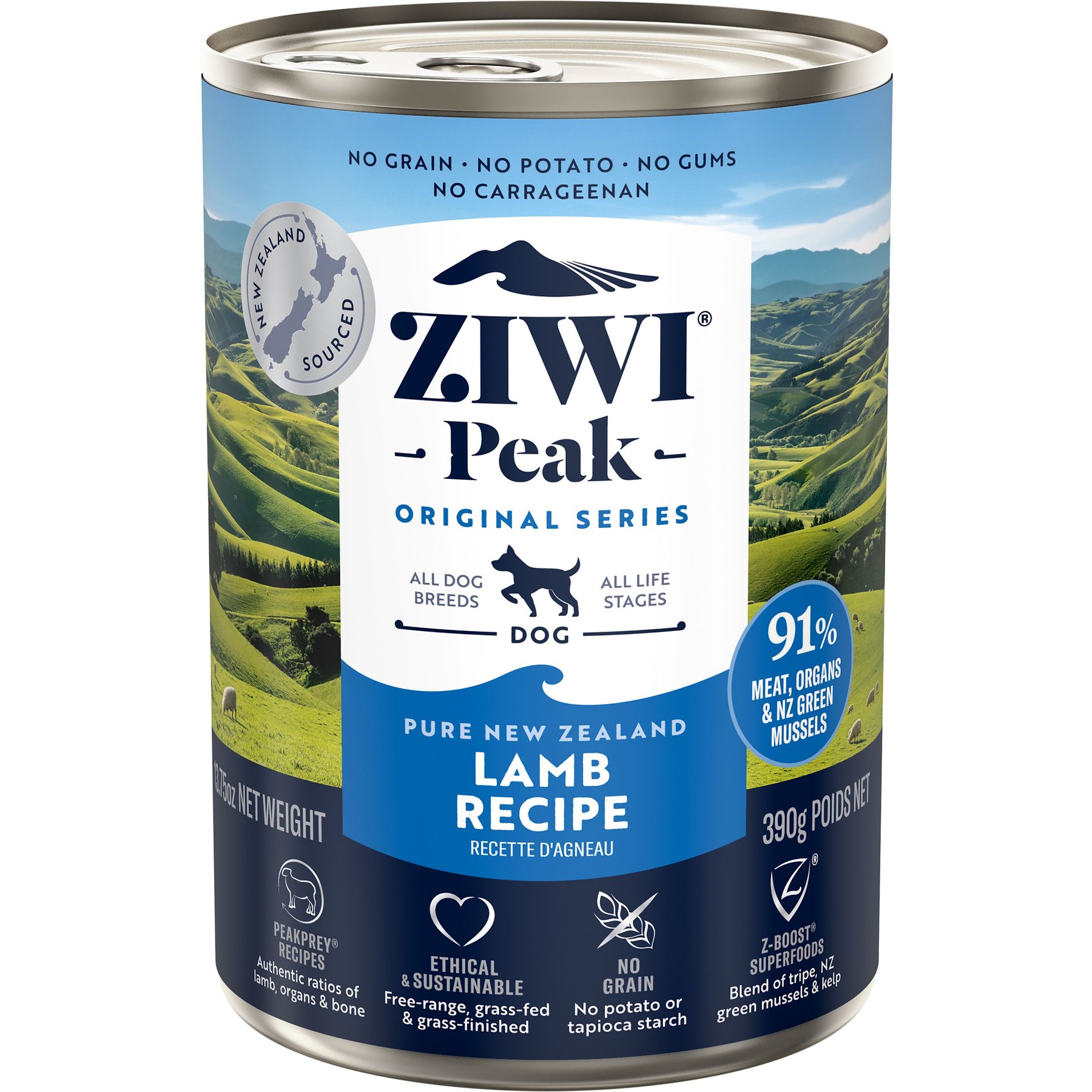 ZIWI Peak Lamb Recipe Canned Dog Food