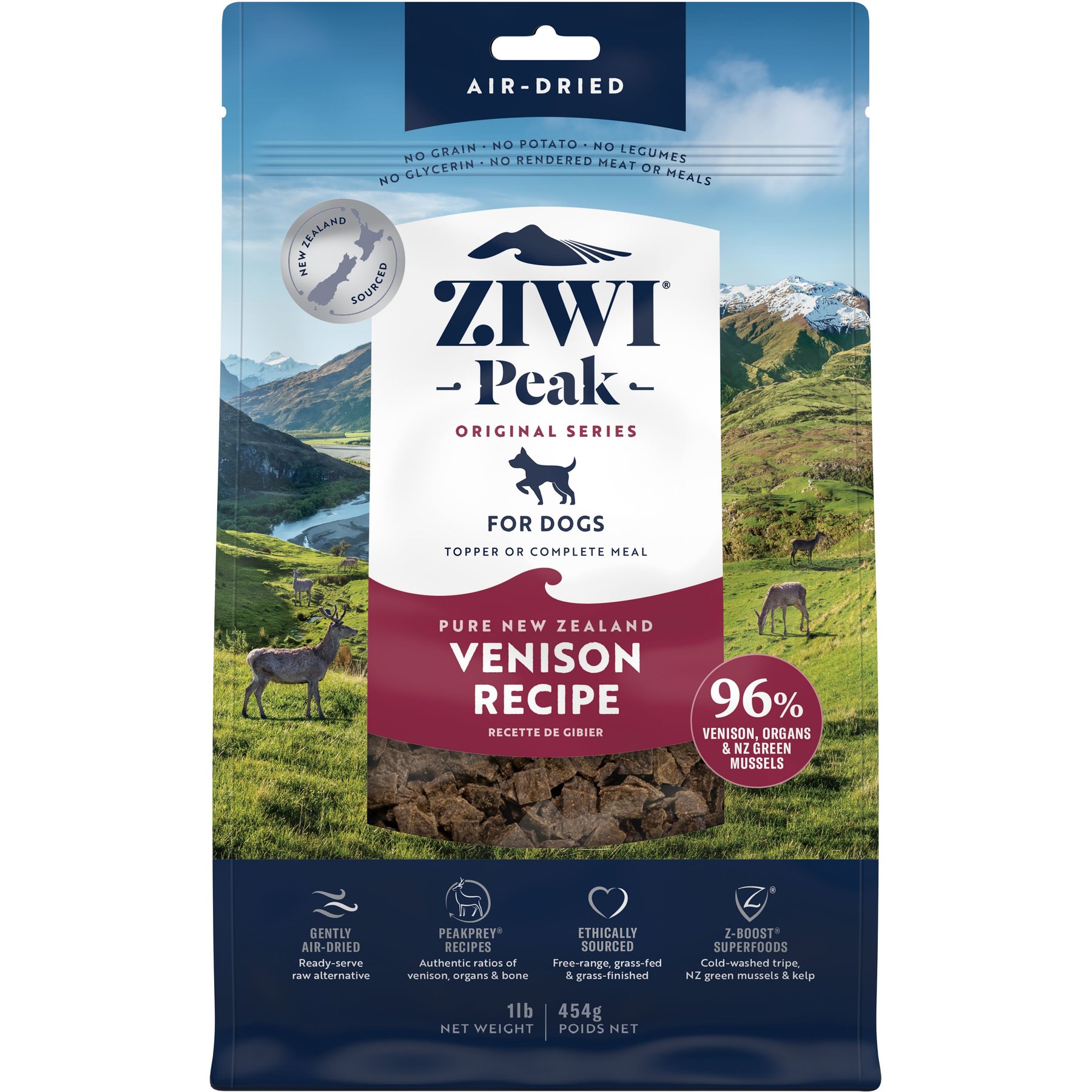 ZIWI Peak Venison Grain-Free Air-Dried Dog Food
