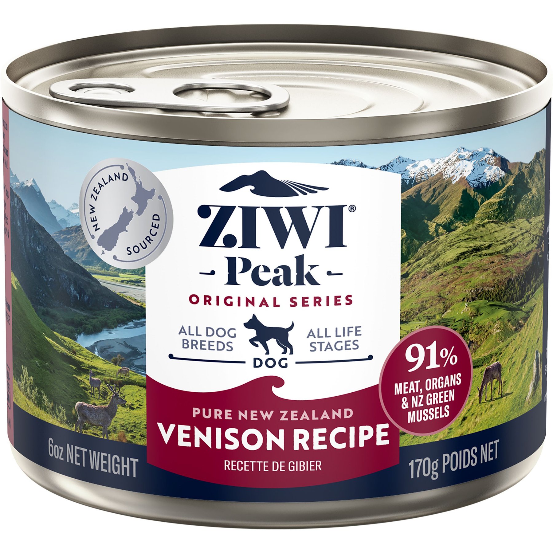 ZIWI Peak Venison Recipe Canned Dog Food