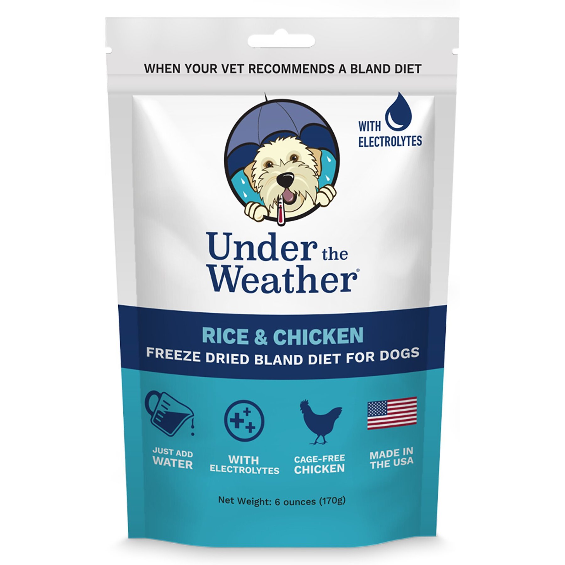 Under the Weather Rice & Chicken Flavor Freeze-Dried Dog Food